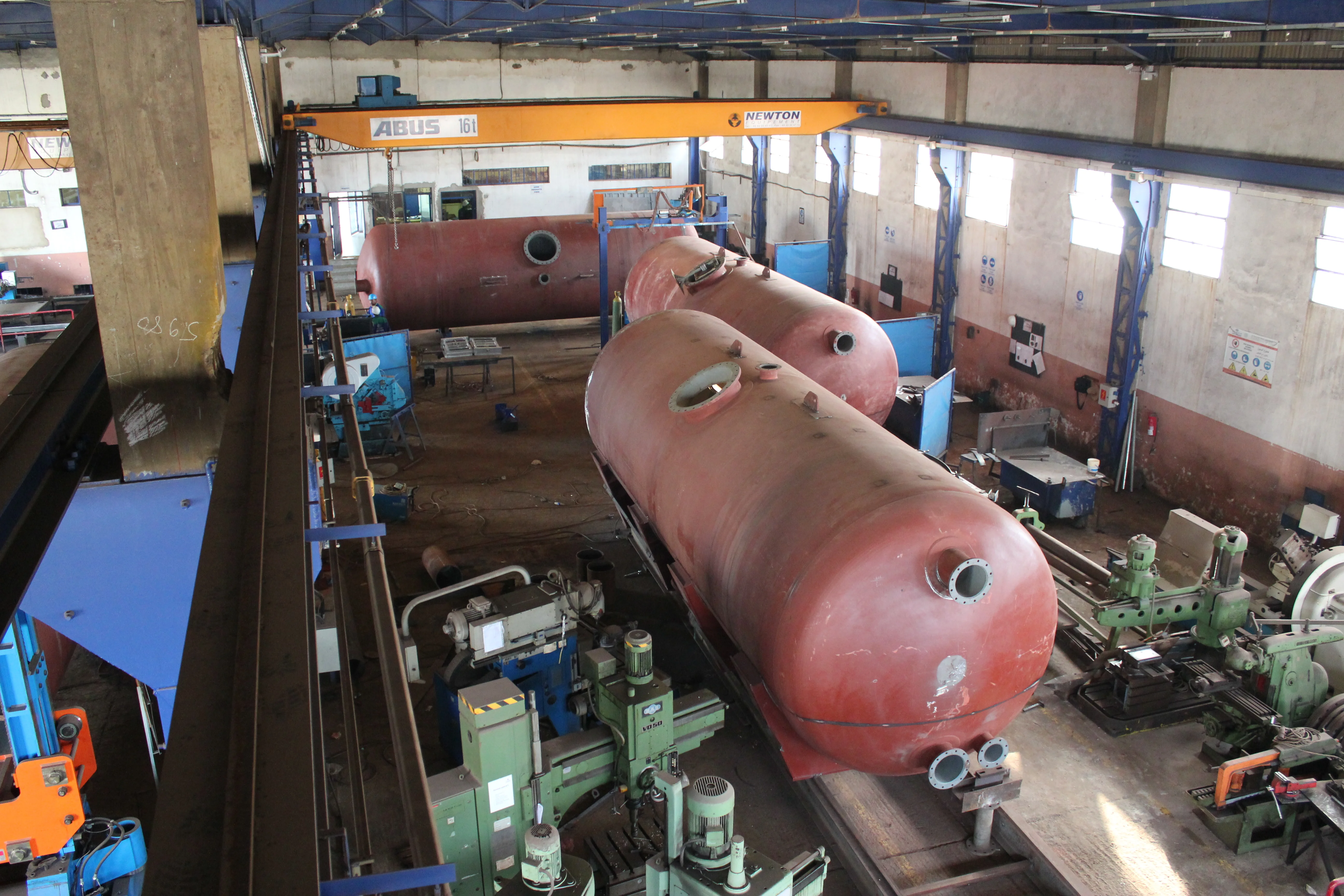 High-pressure vessel fabrication at MACOBATE