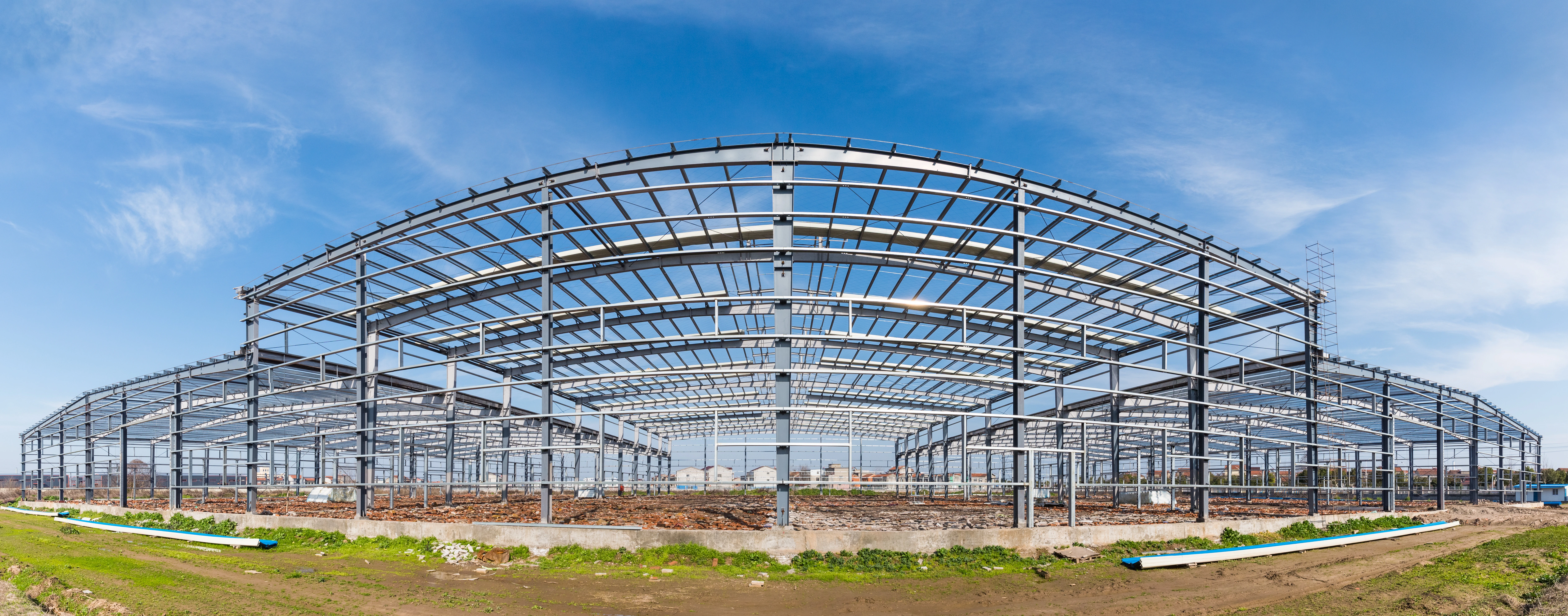 Pre-engineered steel buildings construction